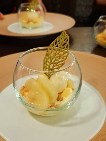 桃のティラミス